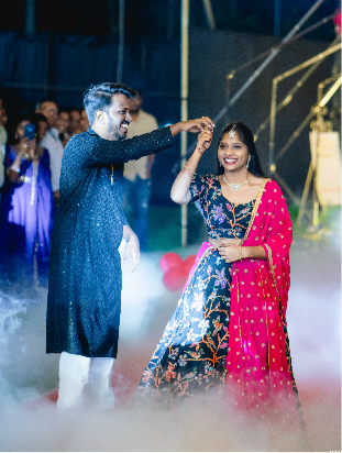 Sangeeth ceremony celebrations with dance and music at Go Ranch Resort wedding venue