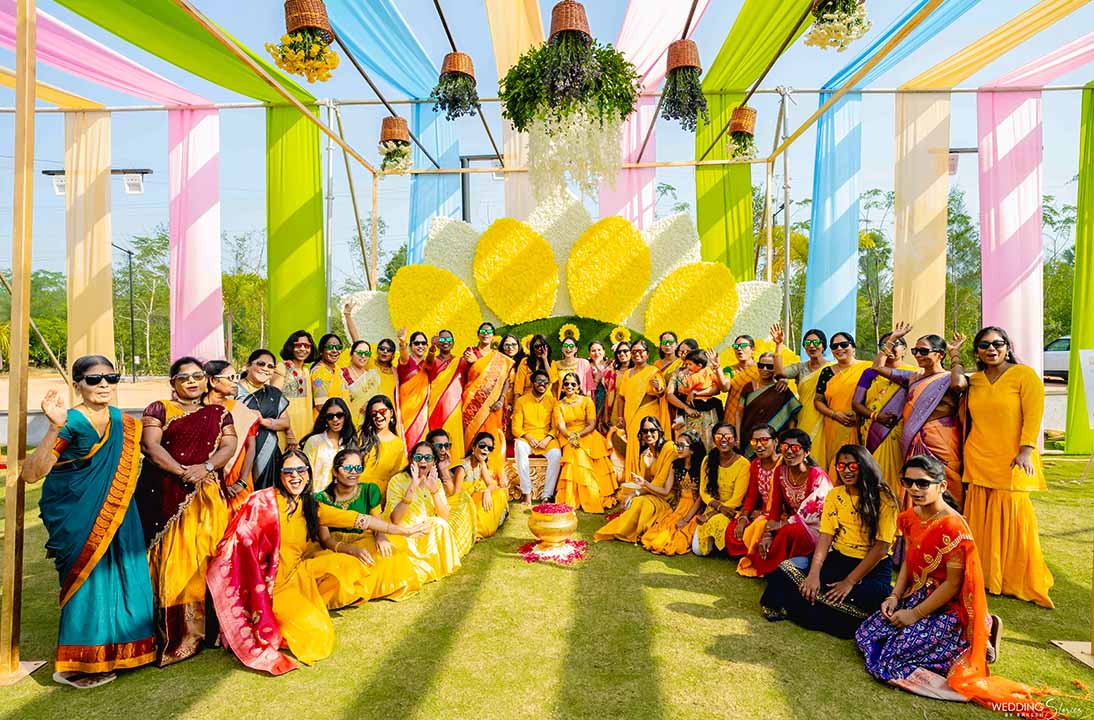 Best Haldi function venue near Hyderabad — book Go Ranch Resort for dream weddings, mehendi, haldi, receptions, and destination wedding celebrations.